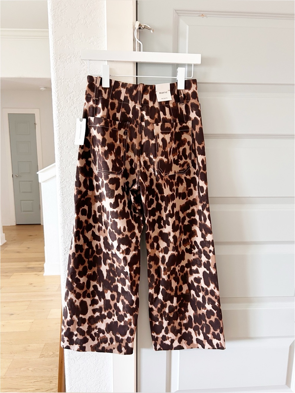 NWT Anthropologie Maeve The Colette Cropped Wide-Leg Trousers Ponte Edition - Picture 8 of 8